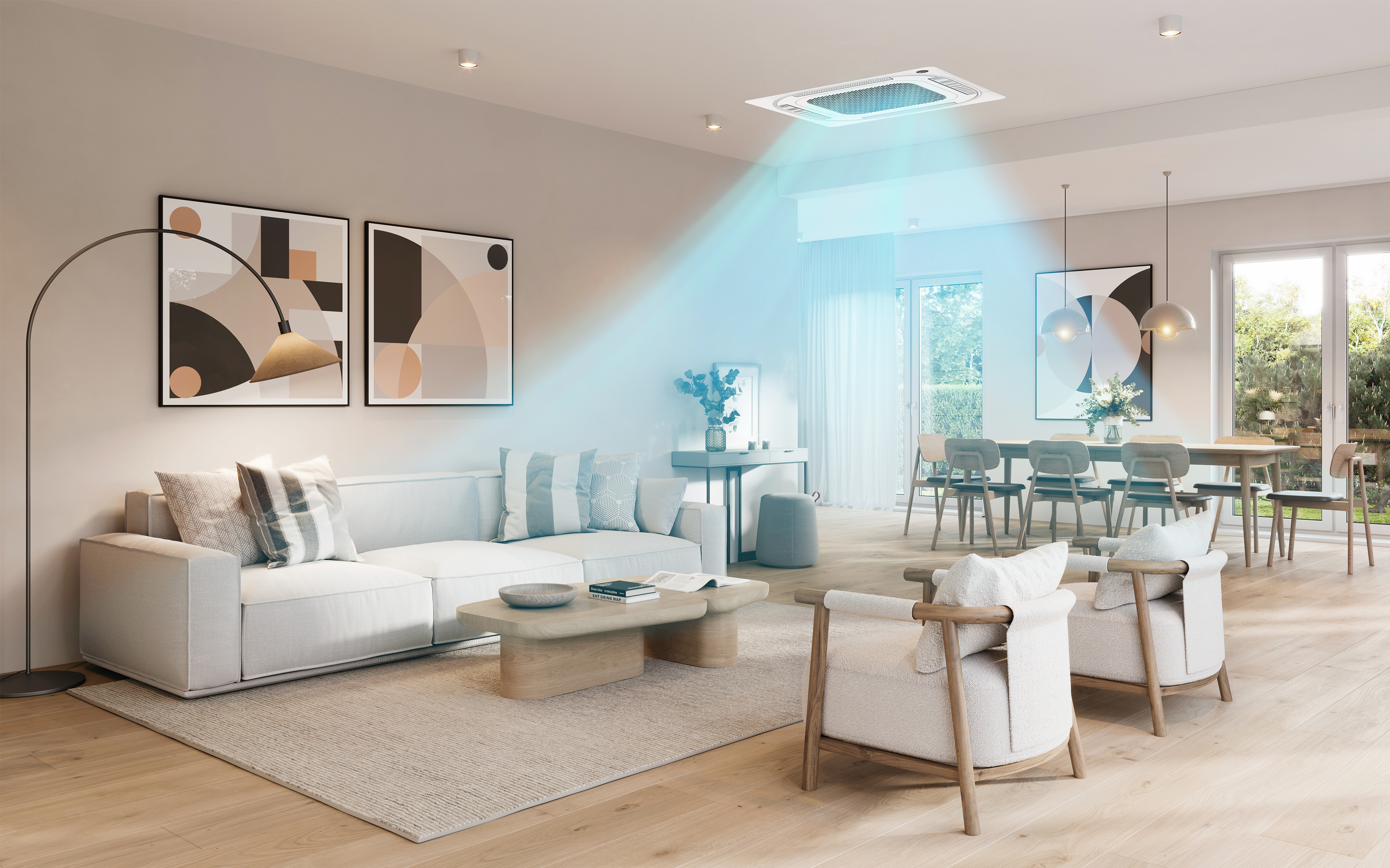 Ar-Condicionado Split Cassete 4 Vias Springer Carrier Midea Inverter 24.000 BTUs Frio 220V R-410 Monofasico 5